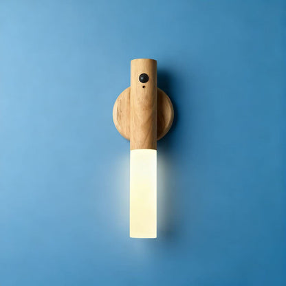 Motion Sensor LED Wall Light – Magnetic USB Rechargeable Night Light