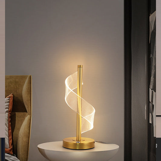 Modern Acrylic LED Table Lamp–Decorative Ambient Light for Bedroom & Living Room