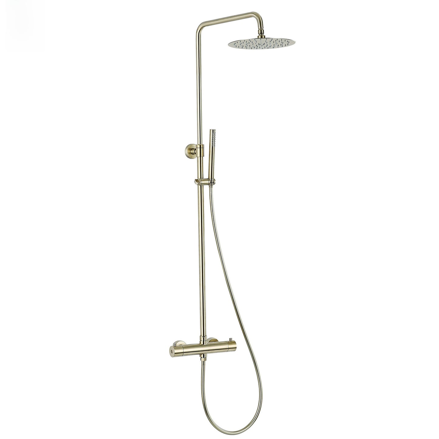 Luxury Thermostatic Shower System – 304 Stainless Steel Rainfall Shower Set