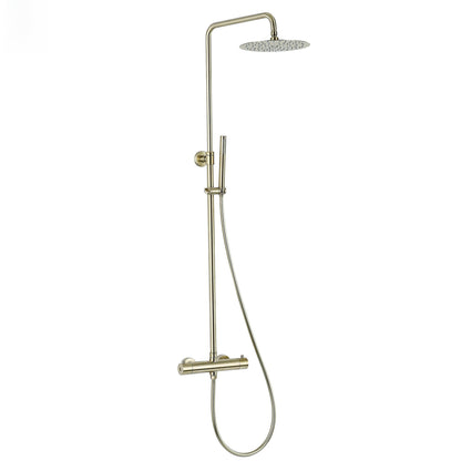 Luxury Thermostatic Shower System – 304 Stainless Steel Rainfall Shower Set