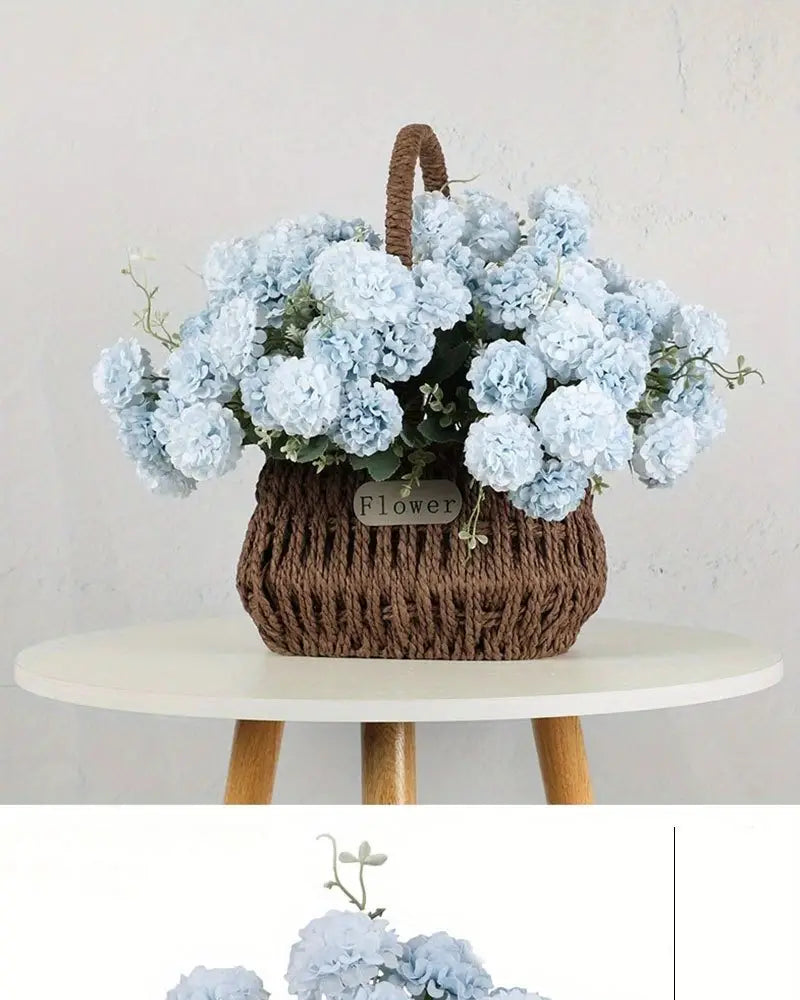 Artificial Chrysanthemum Flower–Realistic Silk Faux Floral Stem for Home & Wedding Décor