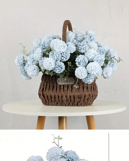 Artificial Chrysanthemum Flower–Realistic Silk Faux Floral Stem for Home & Wedding Décor