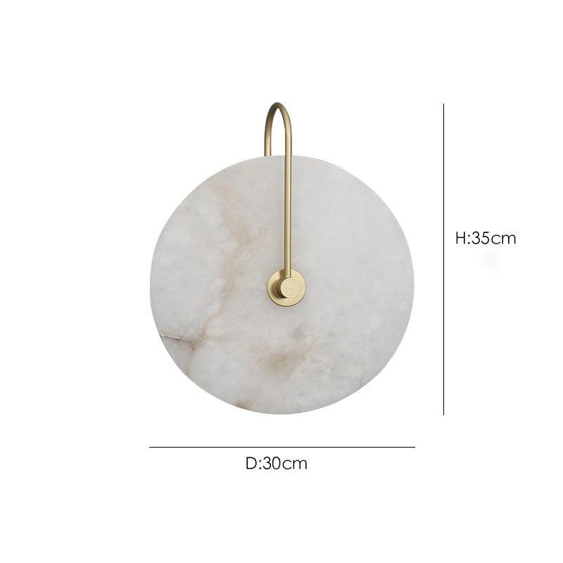 Nordic Marble LED Wall Light – Modern Luxury Wall Sconce