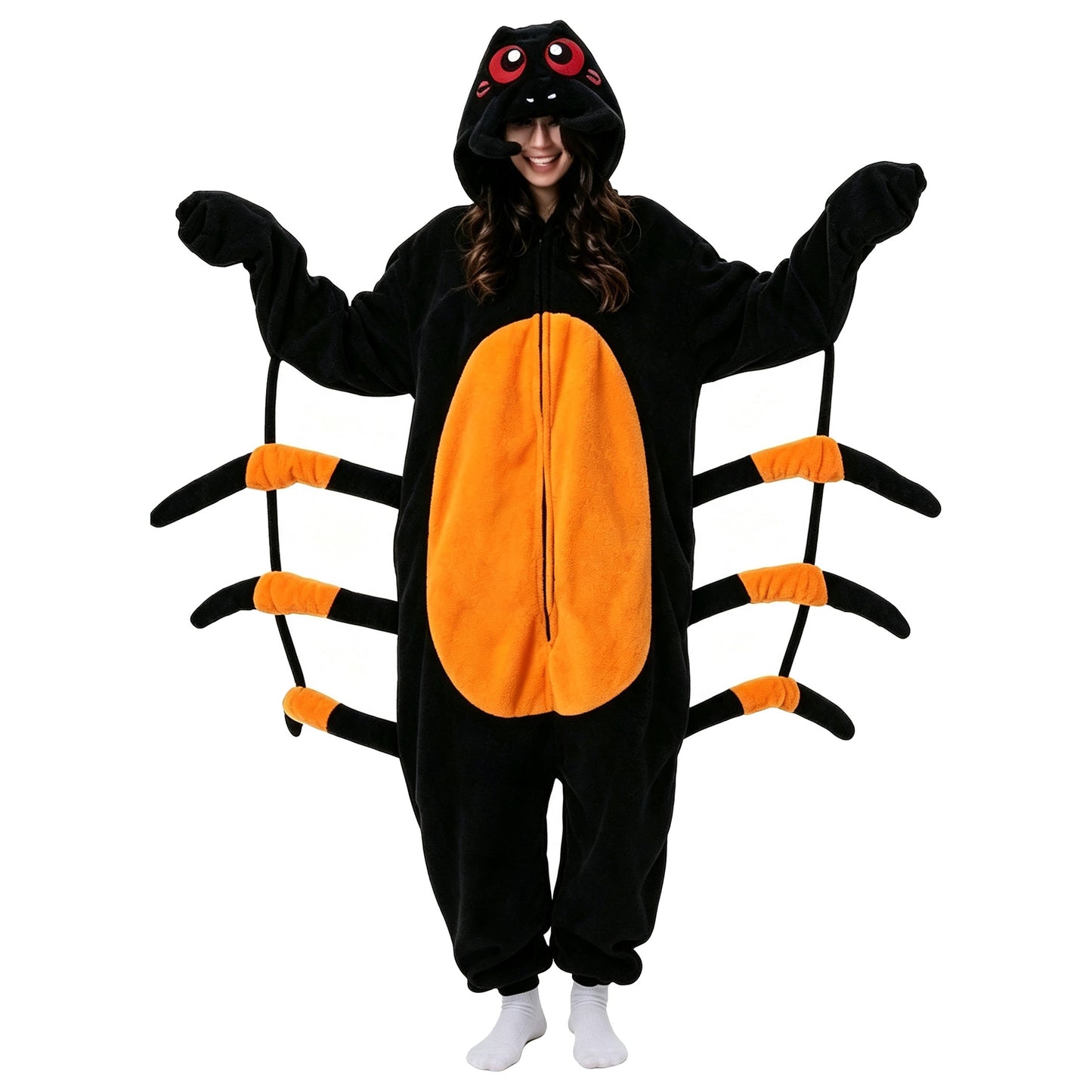 Animal Hooded Onesie – Plush Fleece Halloween Costume & Pajamas