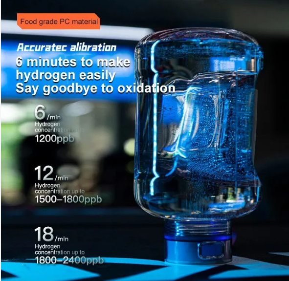 1500ml Hydrogen Water Bottle–Rechargeable Hydrogen-Rich Water Generator for Everyday Hydration