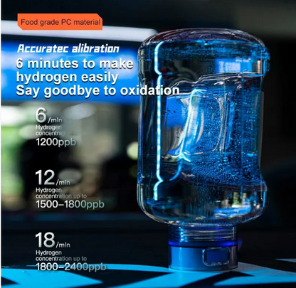 1500ml Hydrogen Water Bottle–Rechargeable Hydrogen-Rich Water Generator for Everyday Hydration
