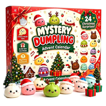 Christmas Advent Calendar Blind Box - 24 Day Squishy Sensory Countdown Gift