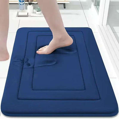 Memory Foam Bath Mat - Soft Quick Dry Non-Slip Bathroom Floor Rug