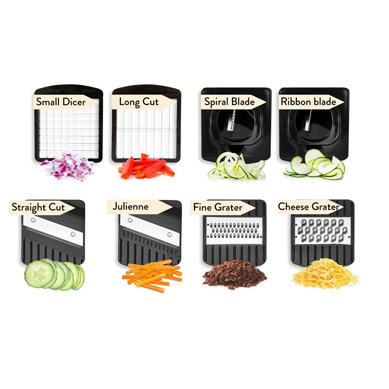 Multifunction Vegetable Cutter–Mandoline Slicer, Dicer & Grater Set with Container (TF1066B Kitchen Tool)