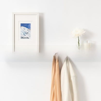 Solid Wood Wall Mounted Coat Rack - Modern Wooden Entryway Hooks for Coats, Bags & Accessories