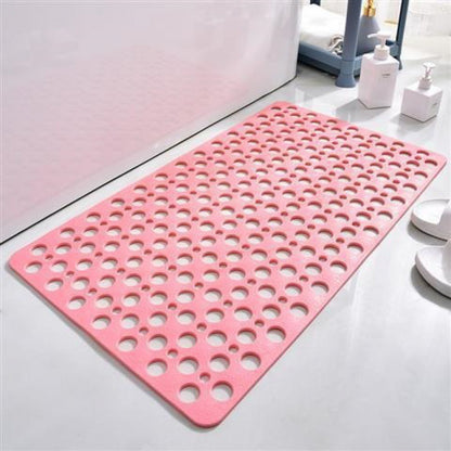 Non-Slip TPE Bath Mat - Quick Dry Suction Shower Floor Mat