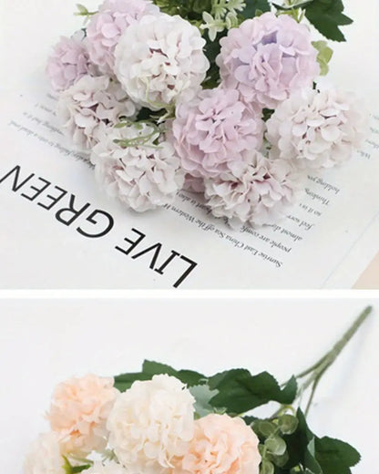 Artificial Chrysanthemum Flower–Realistic Silk Faux Floral Stem for Home & Wedding Décor