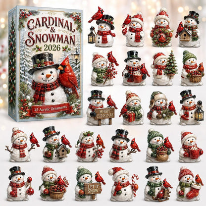 Christmas Acrylic Decorations Blind Box - 3mm Festive Santa, Gnome & Snowman Collectible Ornaments