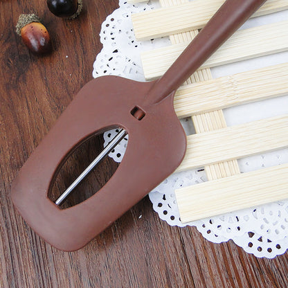 Silicone Spatula Thermometer–Digital Kitchen Scraper with LCD Display, Heat Resistant Baking Tool (-50°C to 300°C)