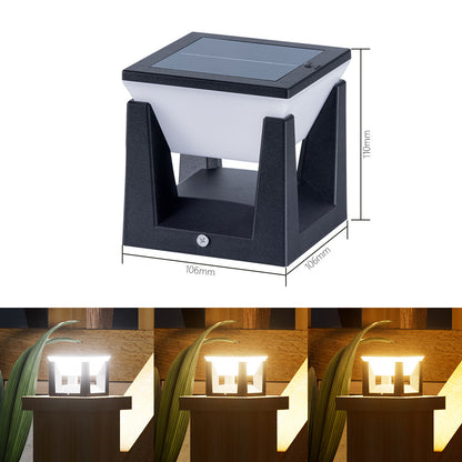 Solar LED Column Light - IP65 Waterproof Outdoor Garden & Pathway Light