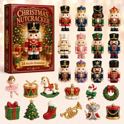 Christmas Acrylic Decorations Blind Box - 3mm Festive Santa, Gnome & Snowman Collectible Ornaments