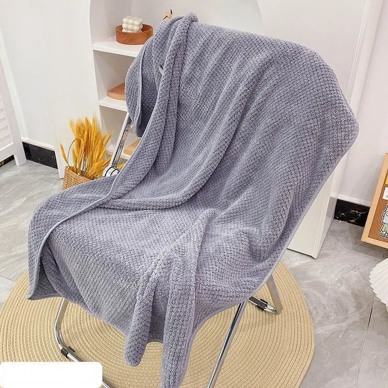 Soft Cotton Bath Towel 70x140cm-Quick Dry Absorbent Bathroom Towel-Lightweight Luxury Towels for Home & Beach
