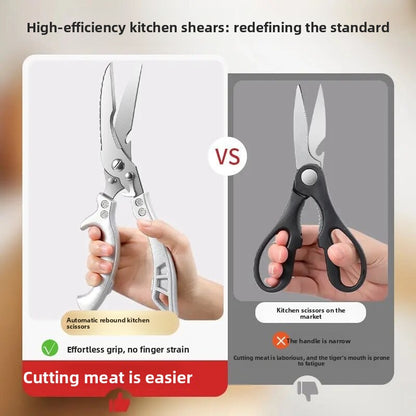 Professional Kitchen Scissors–Heavy Duty High Carbon Steel Multi-Purpose Kitchen Shears