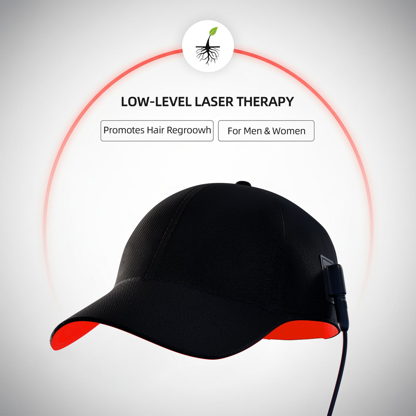 LED Hair Growth Therapy Cap–Red Light & Infrared Scalp Treatment Hat