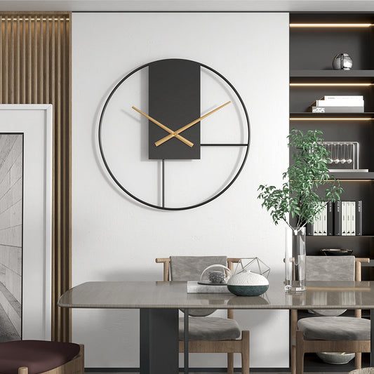 Vintage Industrial Wall Clock–Silent Modern Decorative Clock for Living Room & Office
