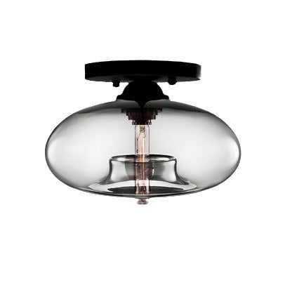 Italian Art Glass Ceiling Light - Modern Colourful Glass Flush Mount Ceiling Lamp