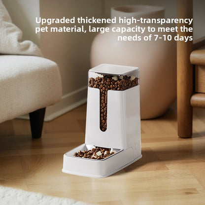 Automatic Pet Feeder & Water Dispenser–3.5L Gravity Food & Water Station For Dogs & Cats