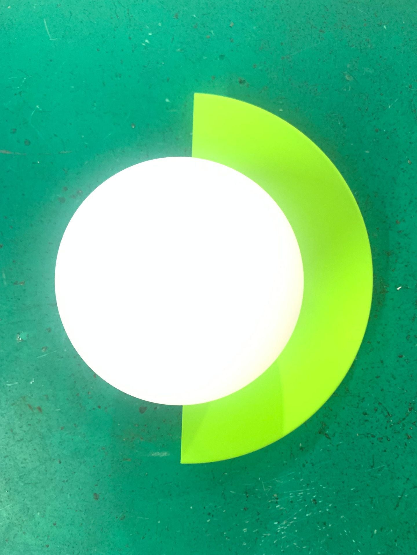 Modern Coloured Glass Wall Lamp-Artistic LED Wall Light for Living Room, Bedroom & Home Décor