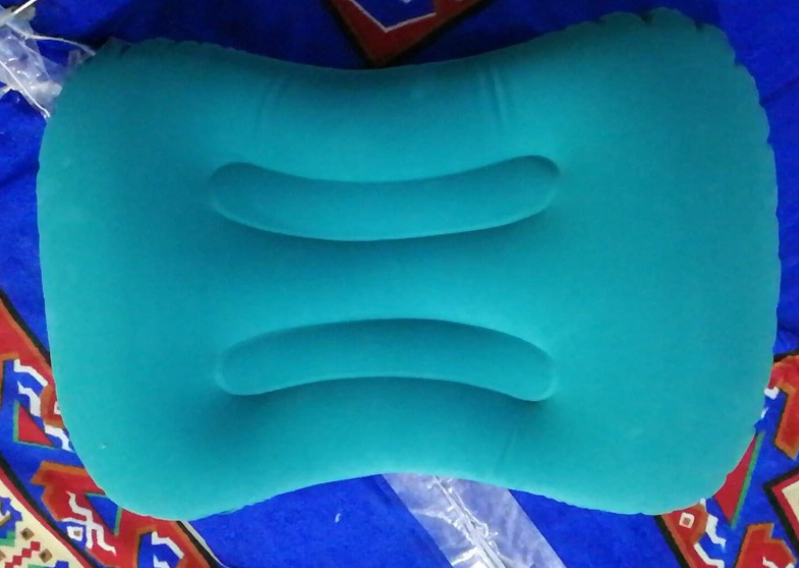 Inflatable Travel Pillow–Portable Neck & Waist Support Cushion for Office, Home & Outdoor Use