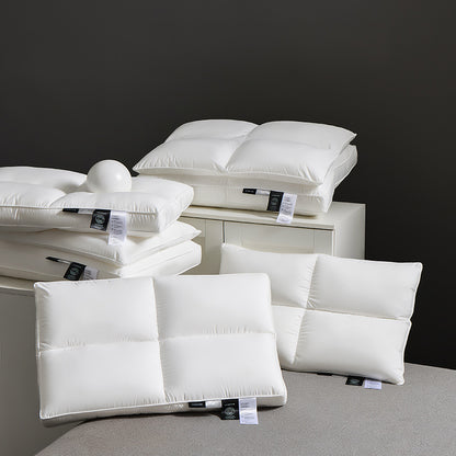 Hotel-Style Microfibre Pillow - Soft Supportive Bed Pillow for Neck & Sleeping Comfort