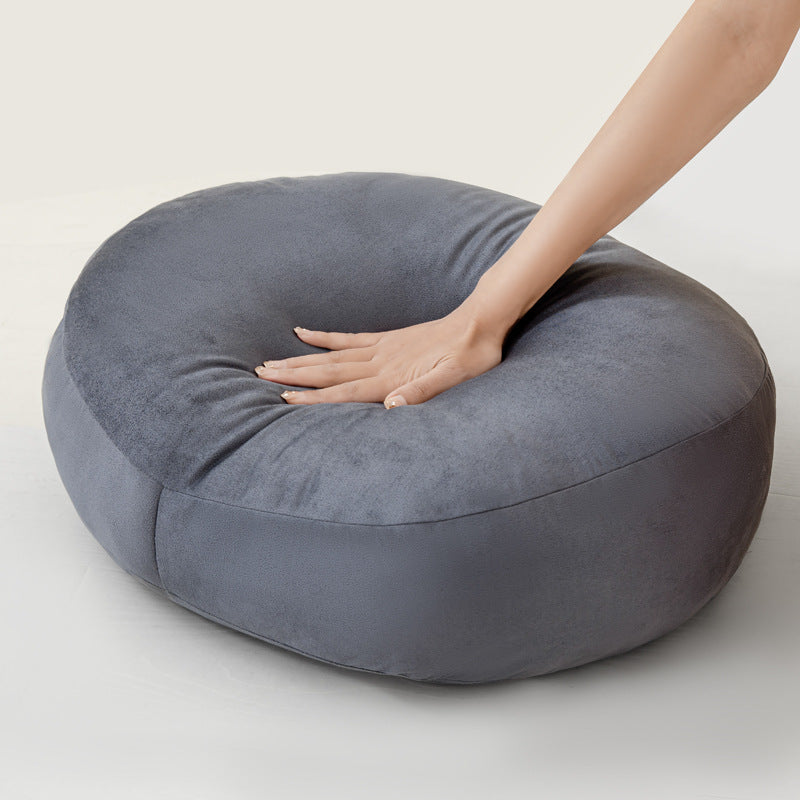 Plush Cloud Backrest Pillow - Soft Japanese Style Waist Support Cushion for Sofa, Bed & Office