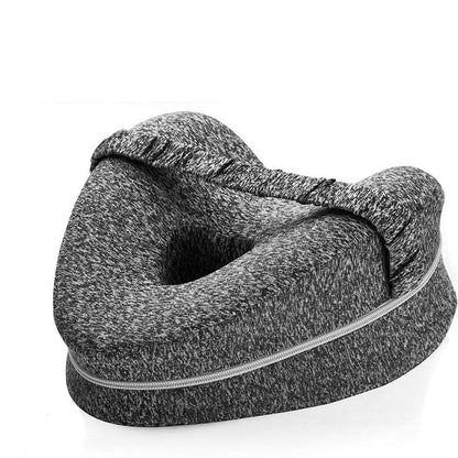 Memory Foam Leg Support Pillow–Ergonomic Knee & Side Sleeper Comfort Cushion