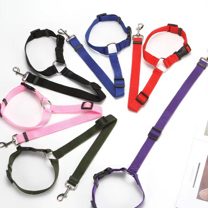 Adjustable Pet Car Safety Seat Belt – Headrest Dog & Cat Travel Restraint