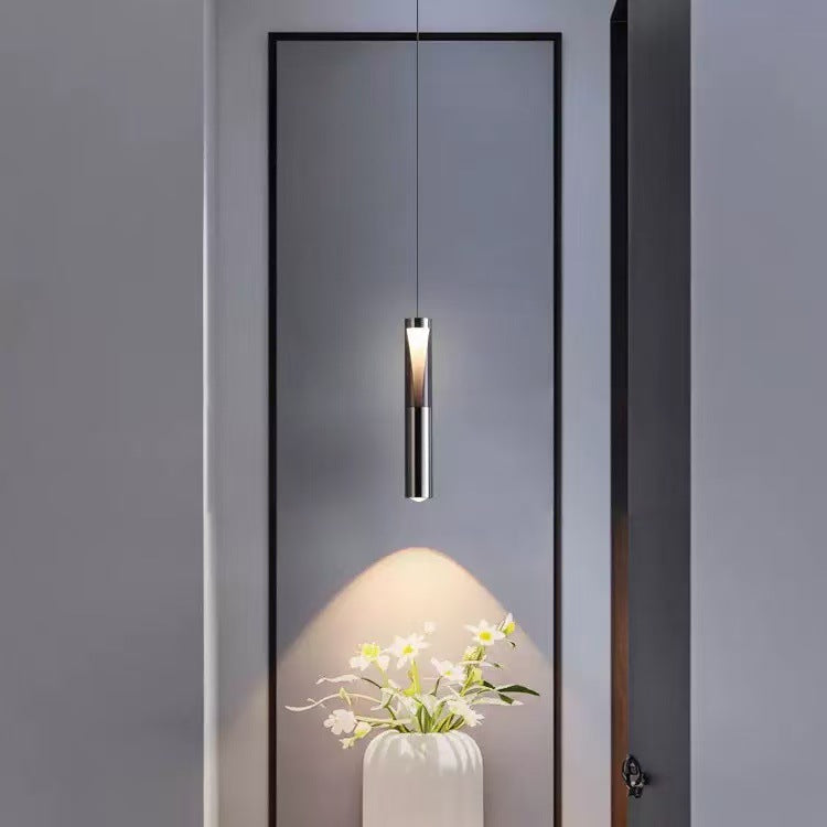 Modern Adjustable LED Pendant Light - Minimalist Single Head Hanging Ceiling Lamp