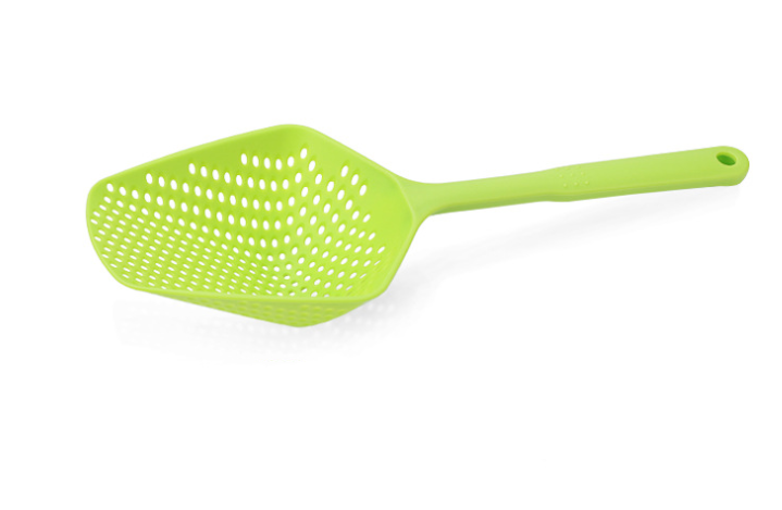 Large Kitchen Scoop Shovel–Nylon Plastic Food Scoop for Ice, Drainage & Serving (Multi-Purpose Kitchen Tool)