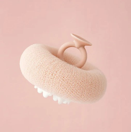 Bath Ball Shower Sponge-Exfoliating Mesh Loofah Body Scrubber-Soft Foaming Shower Puff for Bathroom