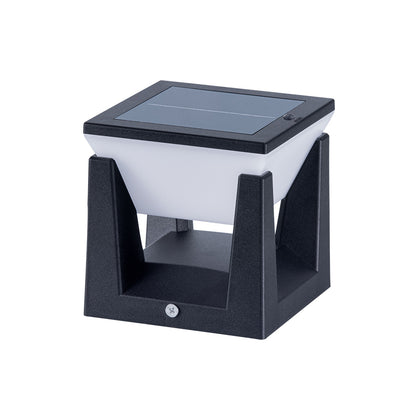 Solar LED Column Light - IP65 Waterproof Outdoor Garden & Pathway Light