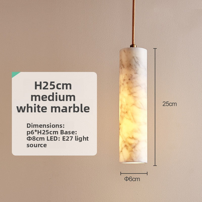 Italian Style Pendant Light | Luxury Copper LED Bedside Hanging Lamp