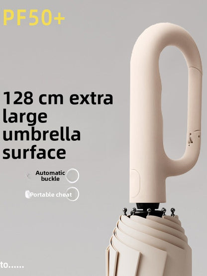 Fully Automatic Windproof Travel Umbrella–Compact UV Protection Folding Umbrella