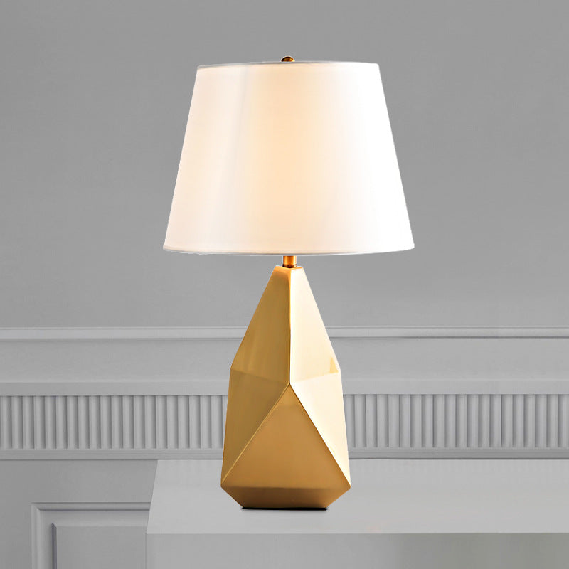 Modern Gold Table Lamp - Artistic Bedside & Study Lamp