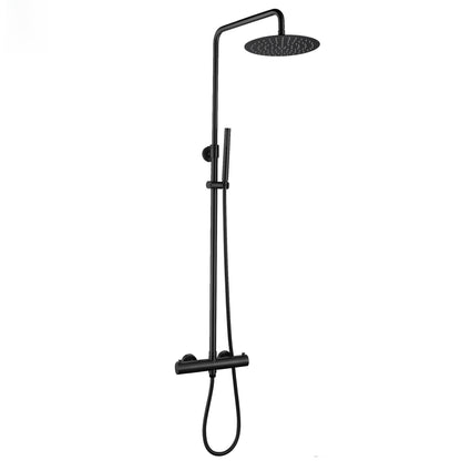 Luxury Thermostatic Shower System – 304 Stainless Steel Rainfall Shower Set