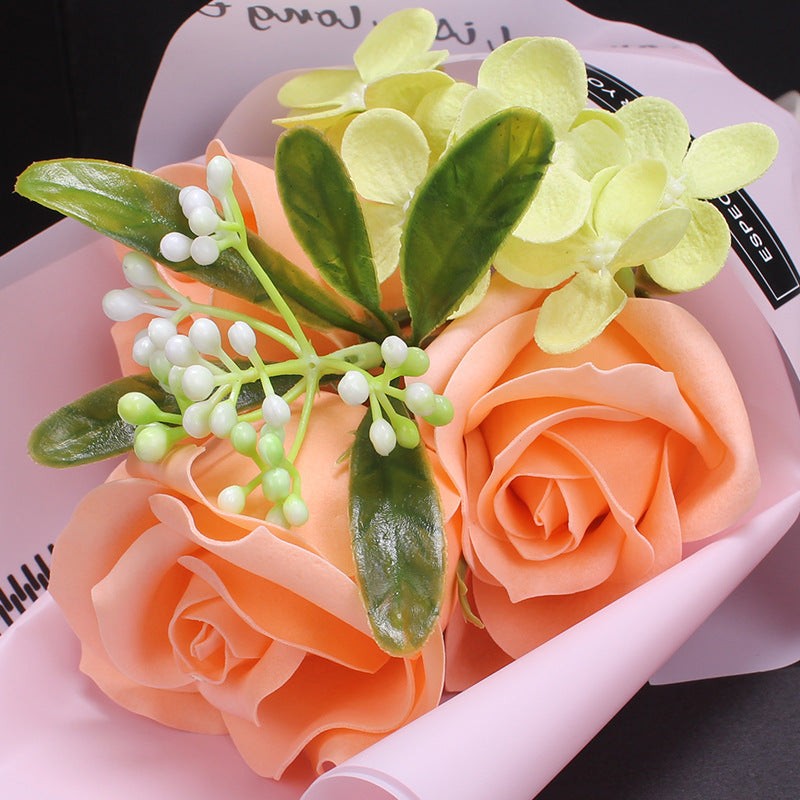 Luxury Soap Flower Bouquet Gift Box–Everlasting Rose Arrangement for Special Occasions