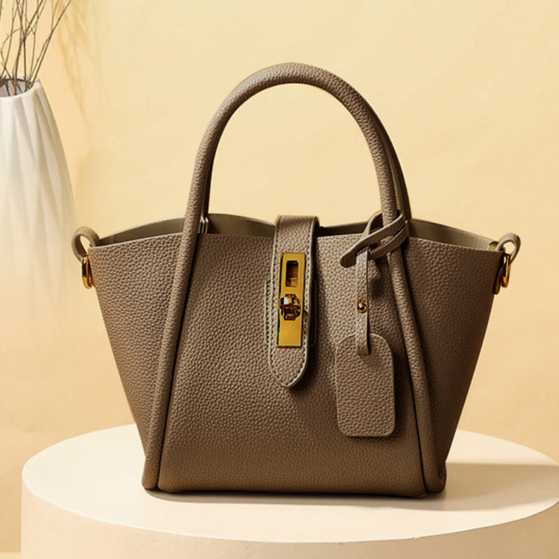 Urban Simplicity Bucket Bag–Women's Stylish Everyday Shoulder Handbag