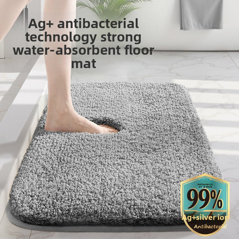 Luxury Velvet Bathroom Mat–Ultra Absorbent Non-Slip Bath Rug-Premium Quality For Bathrooms