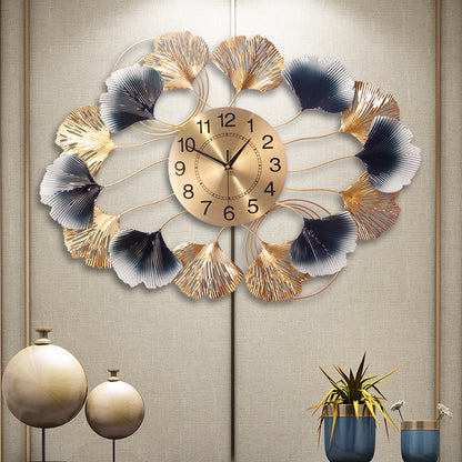 Nordic Modern Wall Clock - Large 75cm Minimalist Metal Quartz Decorative Clock