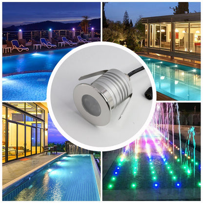 IP68 Underwater LED Pool Light | 3W RGB Waterproof Fountain & Pool Light