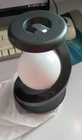 Wireless Charging Night Light Lamp–Dimmable LED Bedside Lamp with 15W Fast Wireless Charger