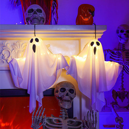 LED Screaming Hanging Ghost – Halloween Light-Up Decoration