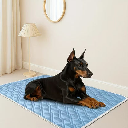 Pet Cooling Bed - Soft Breathable Summer Cooling Mat for Dogs & Cats