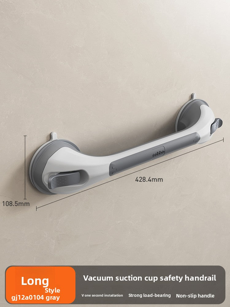 Stainless Steel Bathroom Grab Bar - Wall Mounted Safety Support Rail with Optional Luminous Ring
