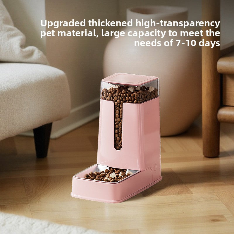 Automatic Pet Feeder & Water Dispenser–3.5L Gravity Food & Water Station For Dogs & Cats